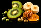 Whey Vanilla, Kiwi, Banana, Almond Milk, Honey